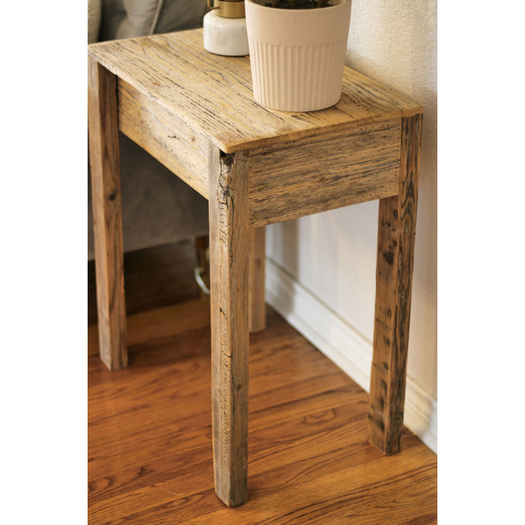 Millwood Pines Abayomi Solid Wood Top End Table & Reviews Wayfair